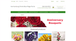 Desktop Screenshot of harrisonburgflorist.com